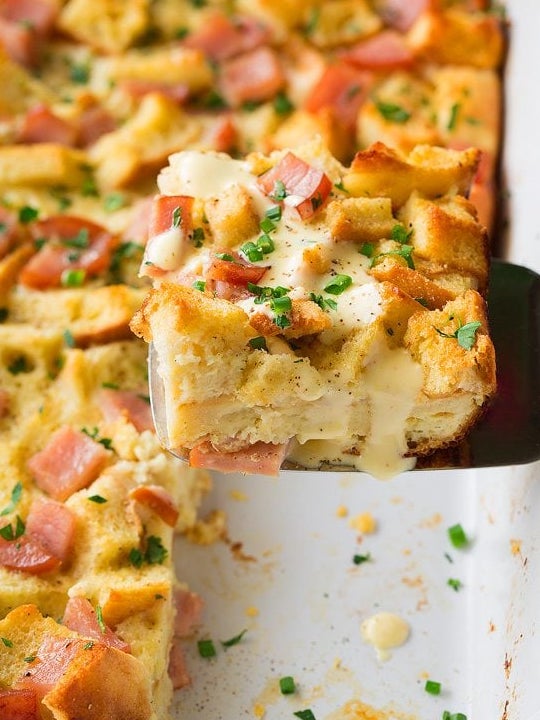 Overnight Eggs Benedict Casserole - Cooking Classy